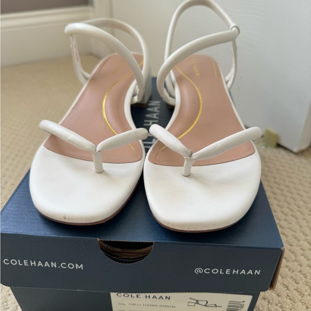 Cole Haan Calli Thong Block Heel Sandal 40 mm